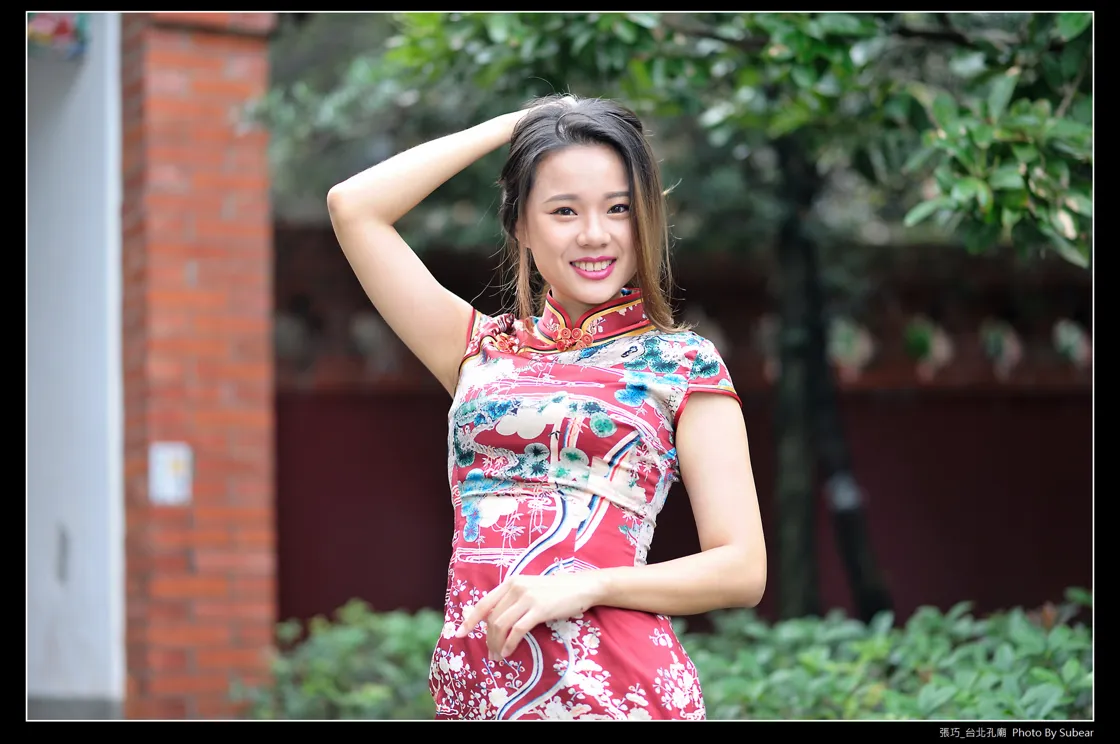 [Mzsock] NO.098 Zhang Qiao cheongsam black silk high heels beautiful legs street photography#[54P]-39