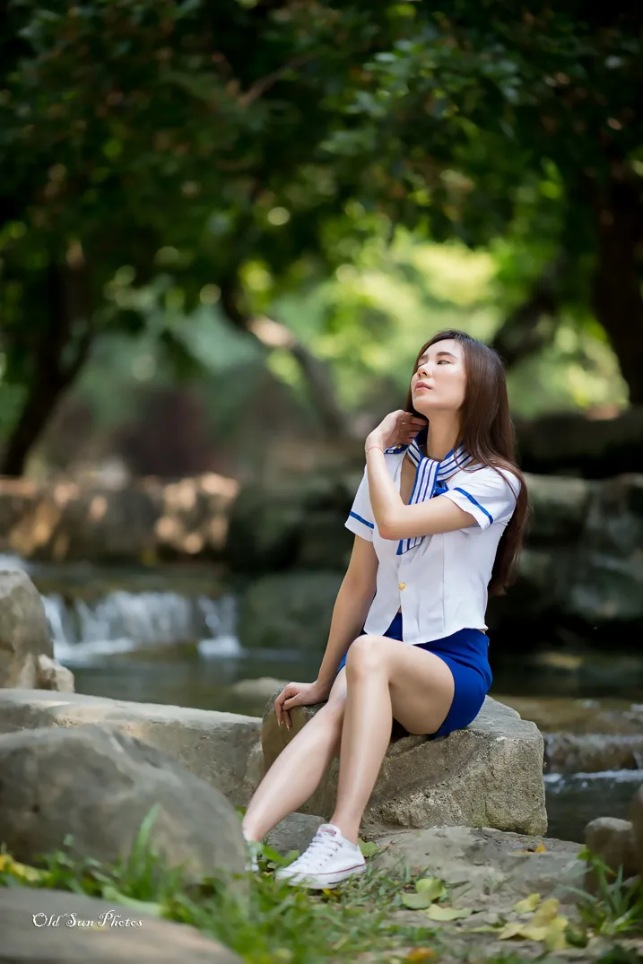 [Mzsock] NO.184 Chen Lixuan stewardess style beautiful legs street photography#[105P]-10